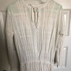 Free People cream dress